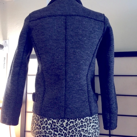 Agree2Disagree Girls Faux Shearling Biker Jacket Large - Picture 3 of 13